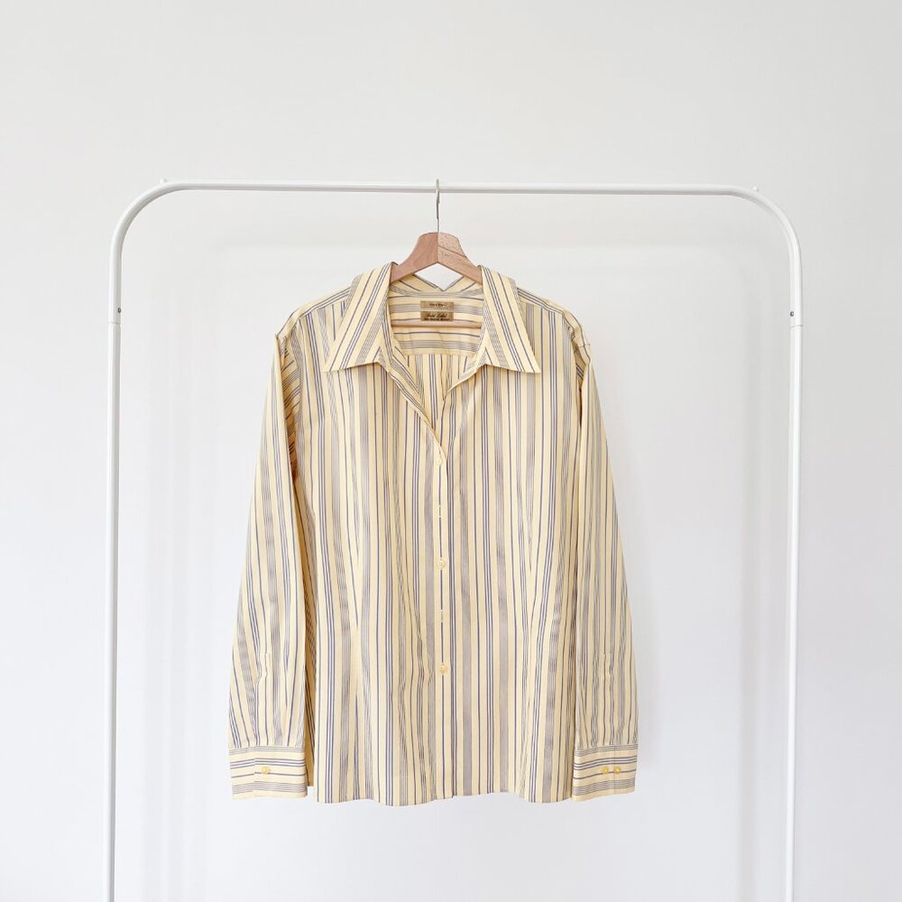 Vintage yellow striped shirt